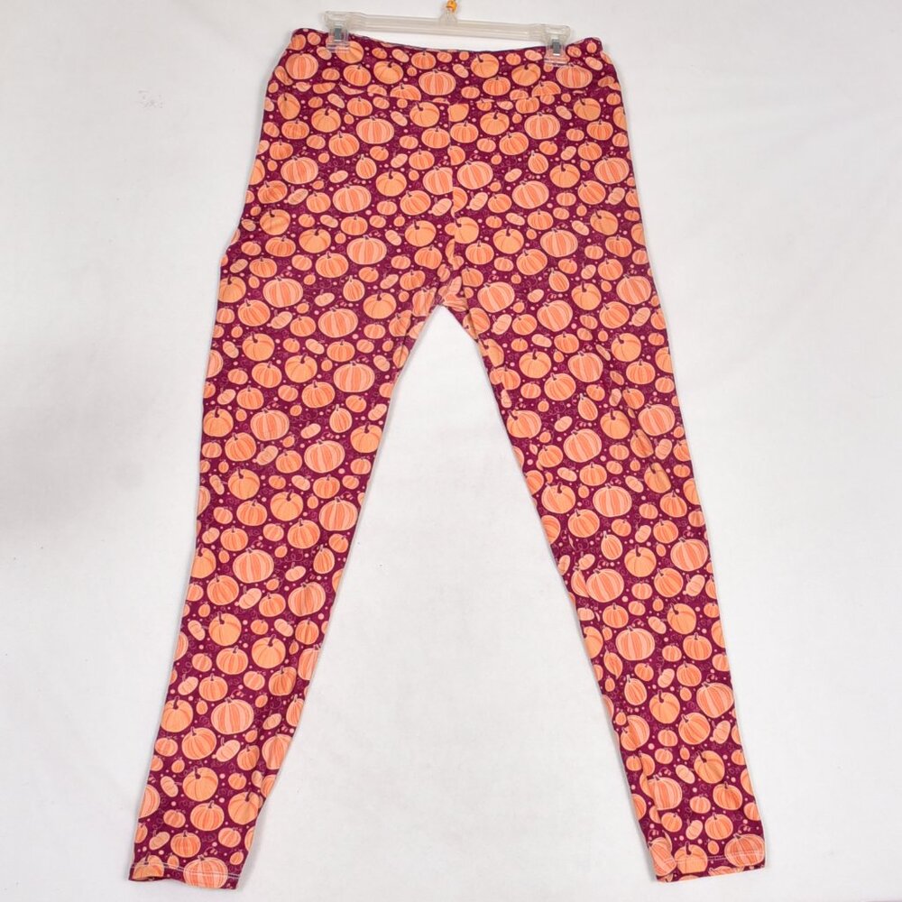 Dream Works Tall & Curvy Pumpkin Leggings Halloween